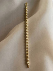 Diamond Knot Crystal Link Bracelet