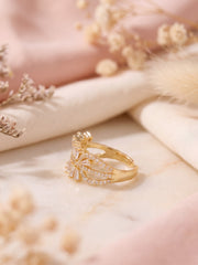 Belle Crystal Stackable Ring