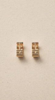 Vogue Bali Geometric Hoop Earrings