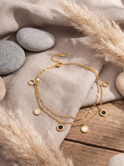 Pure Grace Circular Charm Anklet
