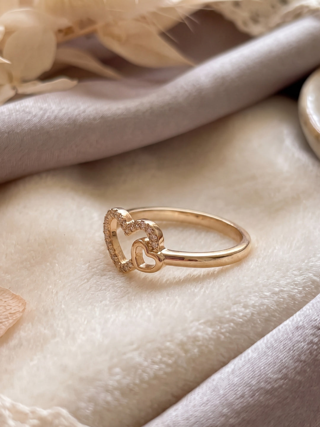 Eternal Heart Pavé Ring
