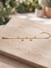 Ocean Wave Gold Chain Bracelet