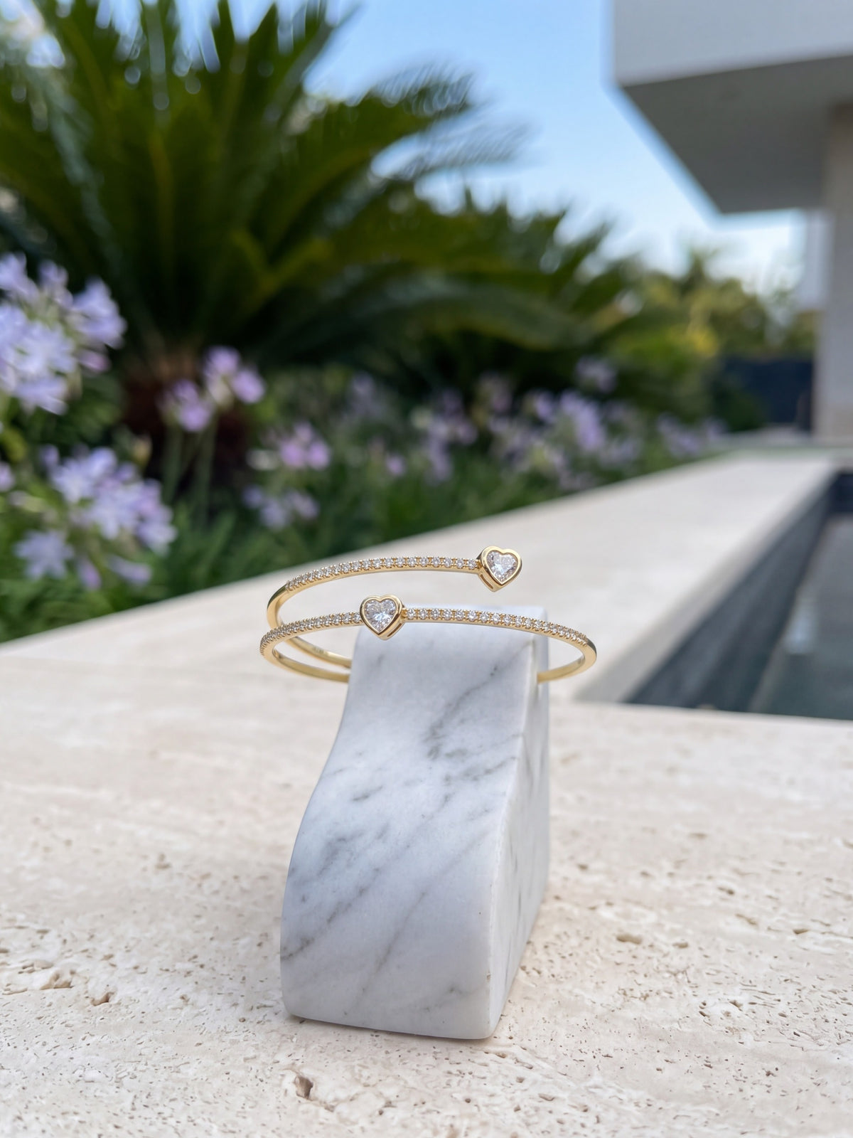 Honey Heart Gold Cuff