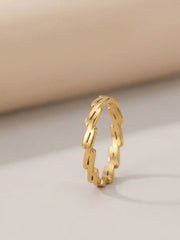 Twinkle Chain Link Band Ring