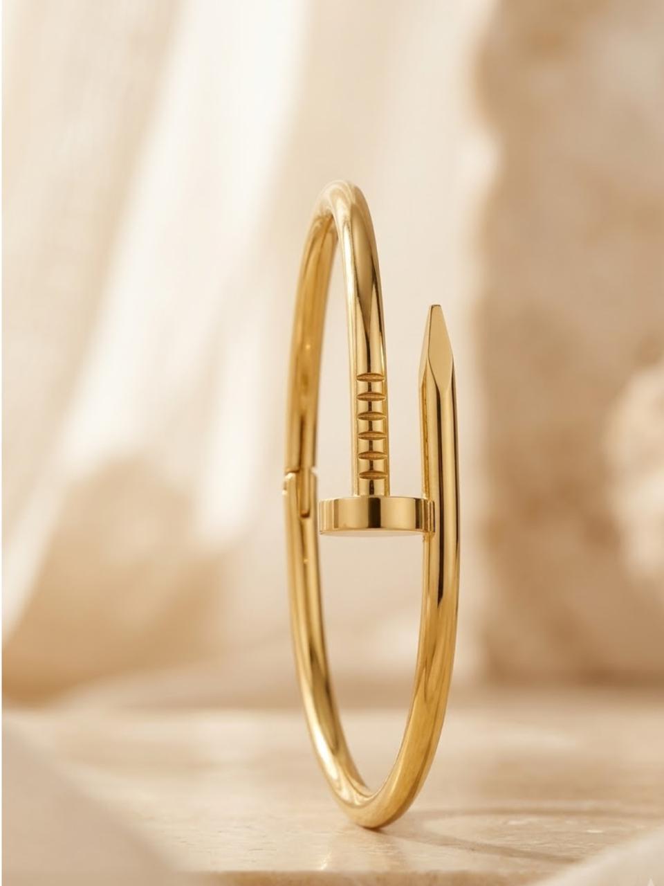Nail Luxe Gold Wrap Bracelet