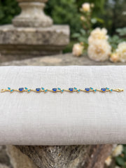 Tulip Love Sapphire Blue Bracelet