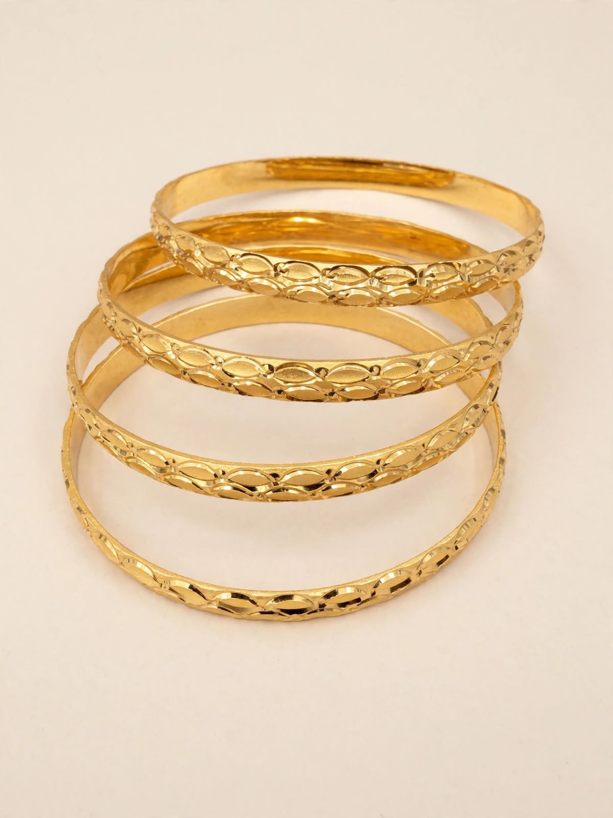 Trupti Woven Gold Bangle Set