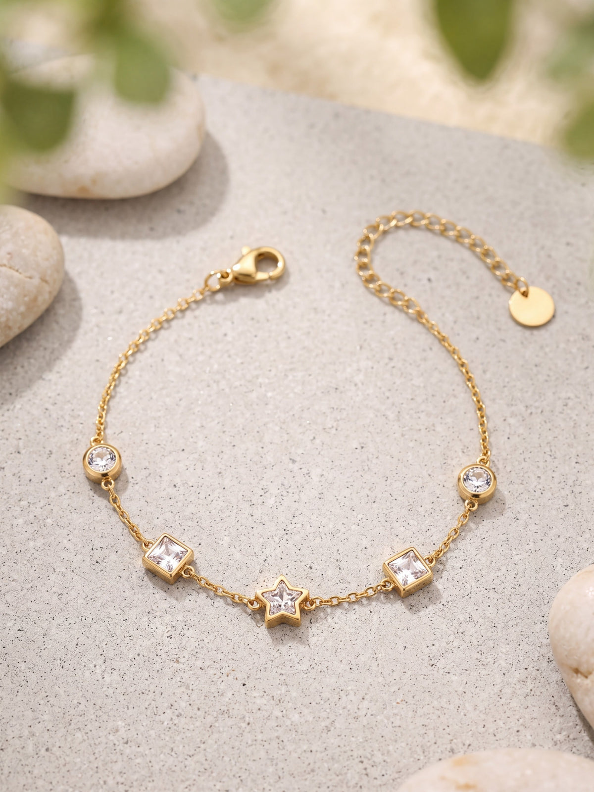 Starlight Gold Cable Bracelet