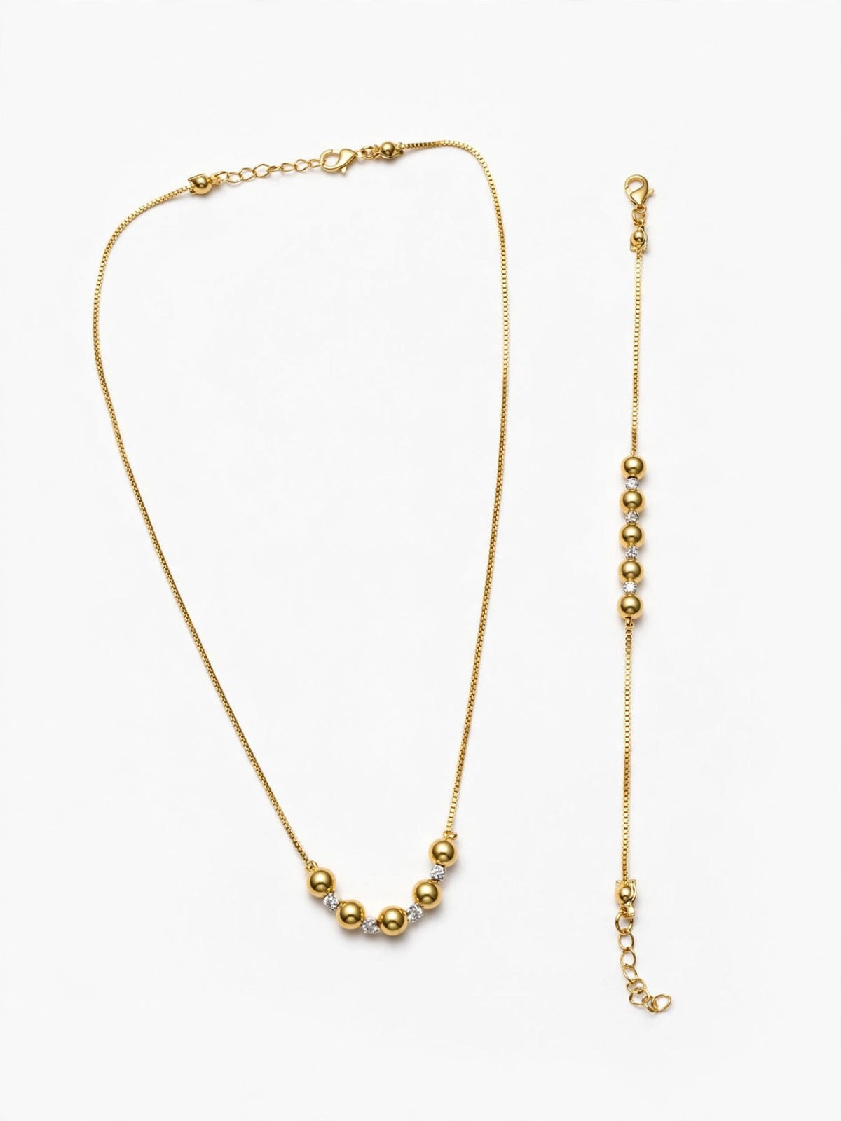 Golden Minimal Grace Mangalsutra Set