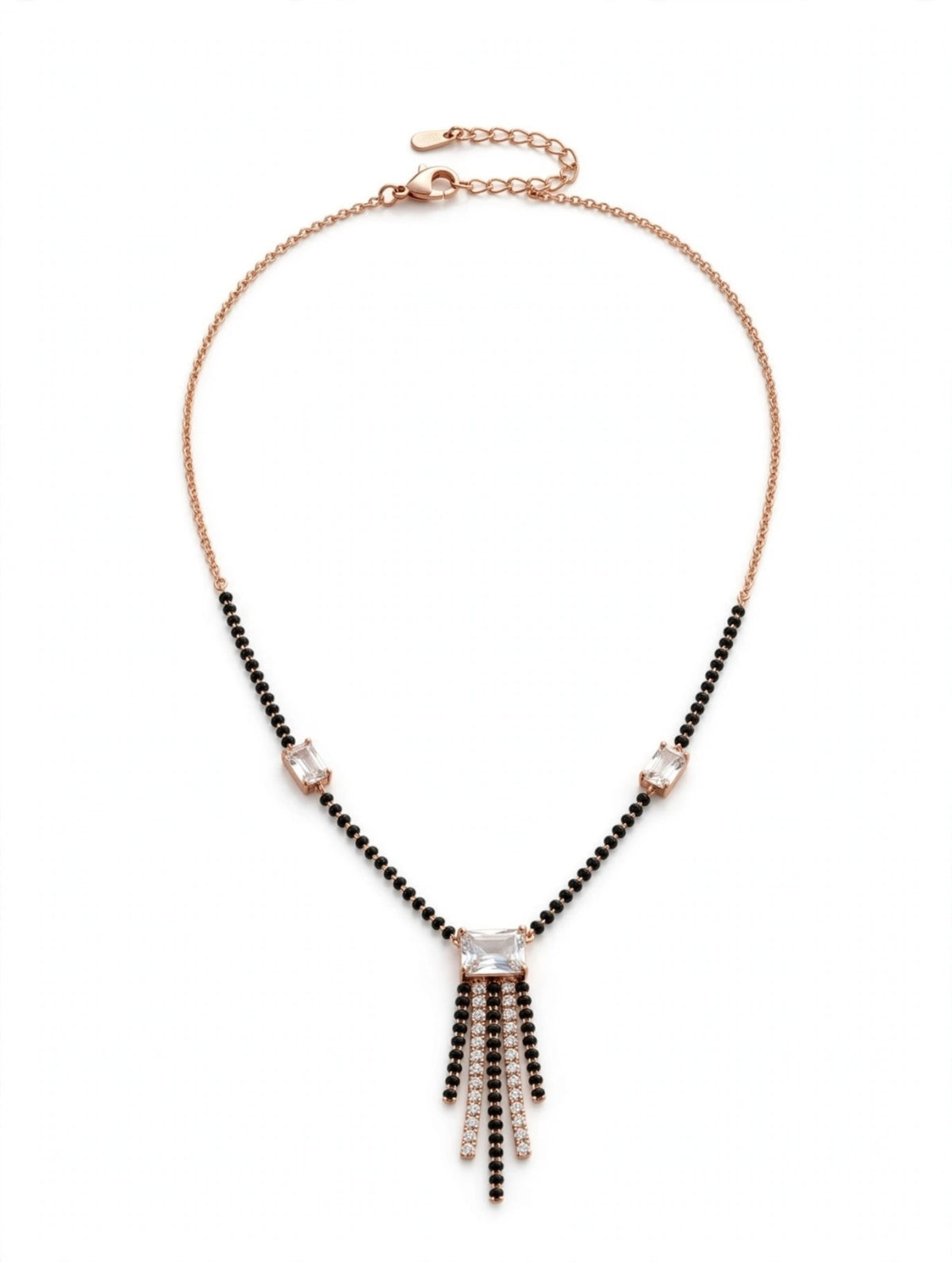Rose Tassel Radiance Mangalsutra