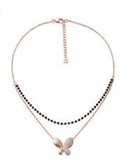 Rose Butterfly Double-Layer Mangalsutra