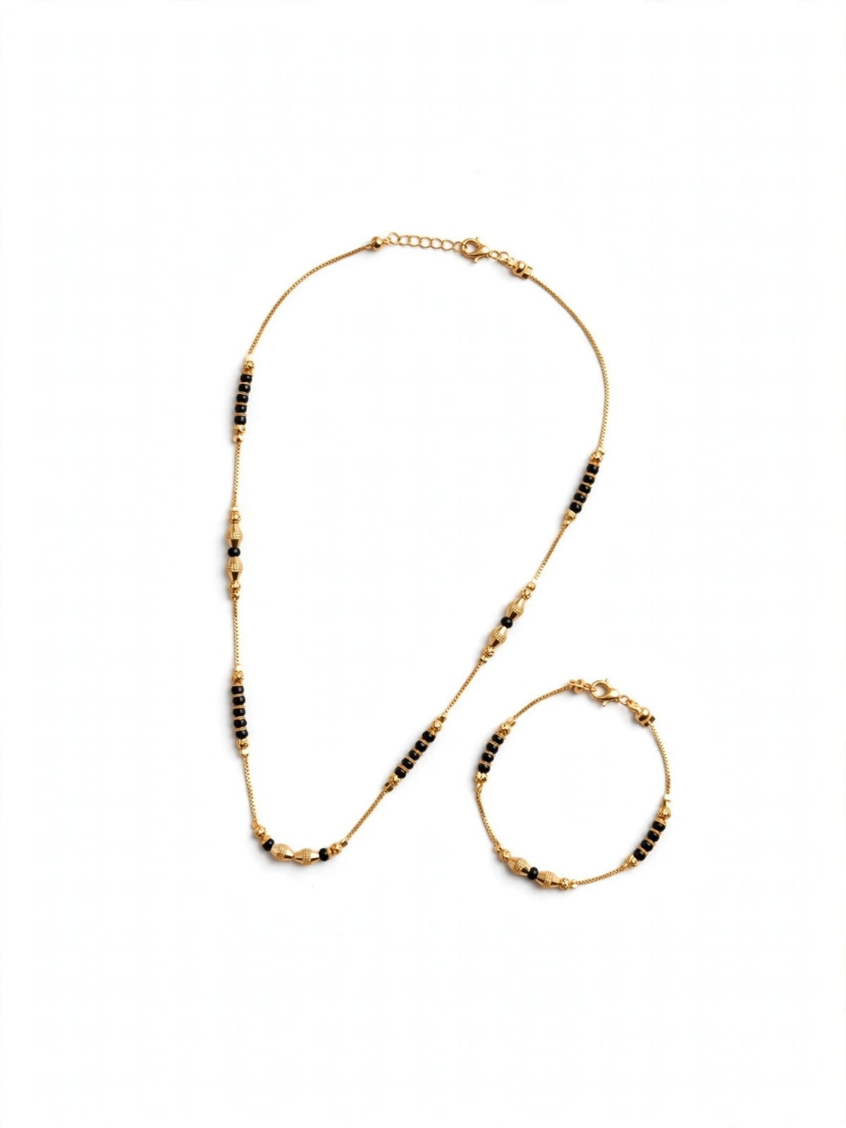 Golden Classic Charm Mangalsutra Set